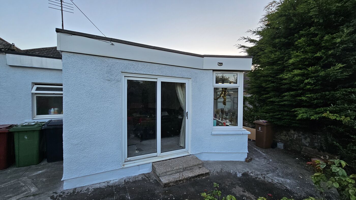 Rear extension — seamless coating applied